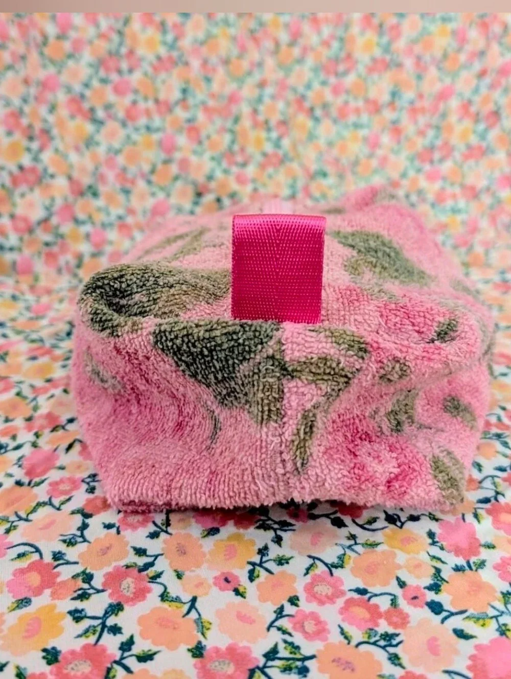 Upcycled Vintage Towel Bag
